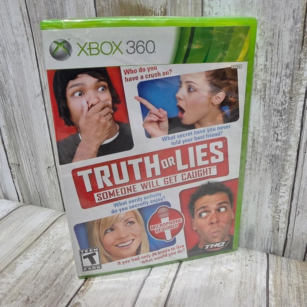 Truth or Lies Xbox 360 Game New Factory Sealed THQ Party Game 2010 NTSC